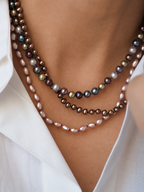 Collana Nodini Moka