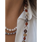 Collana Nodini Deserto rosso