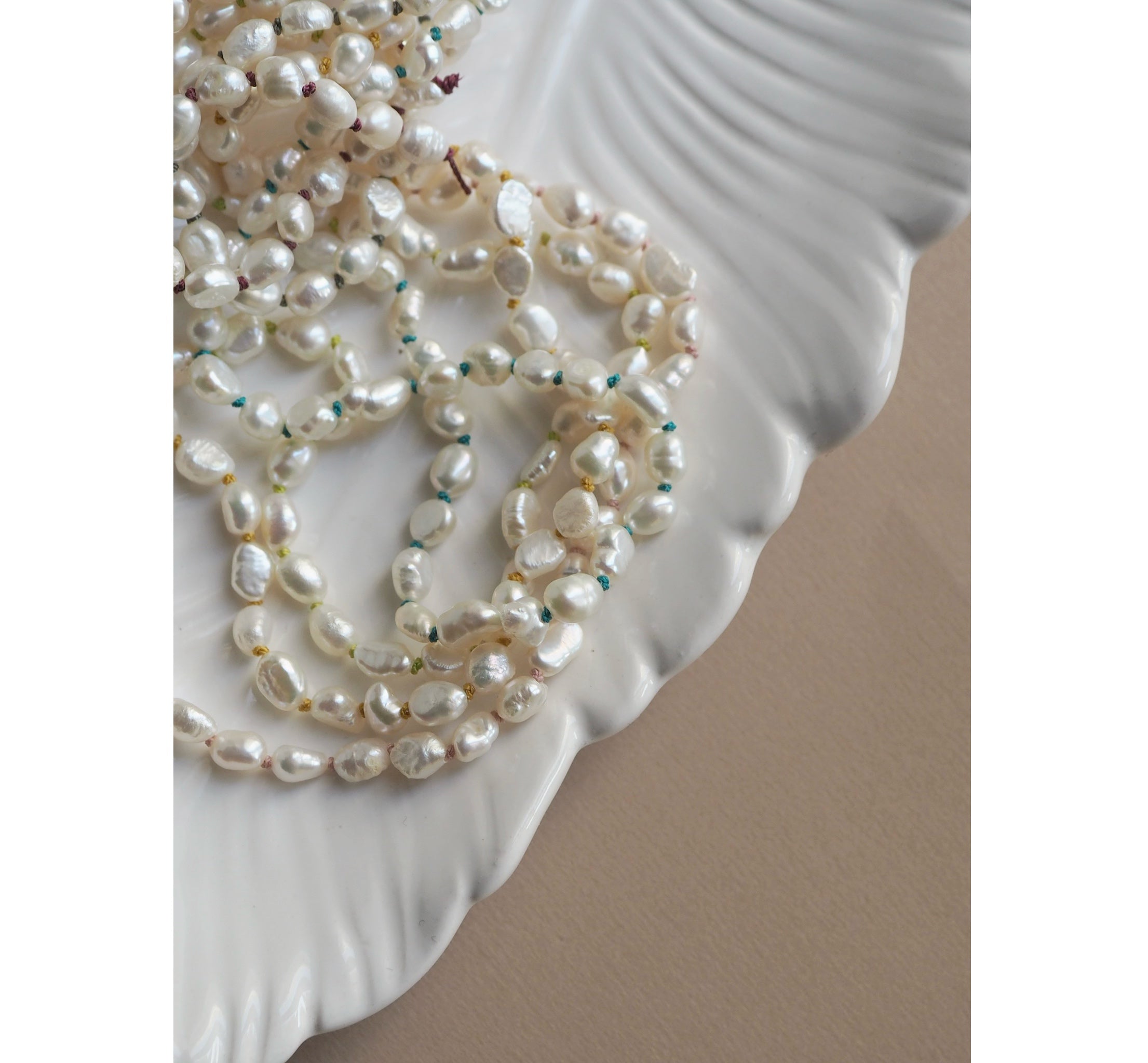 Collana Nodini Perle