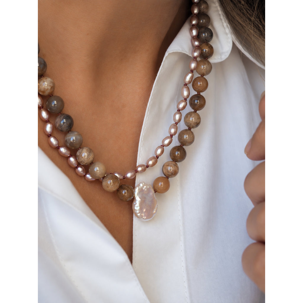 Collana Nodini Seta