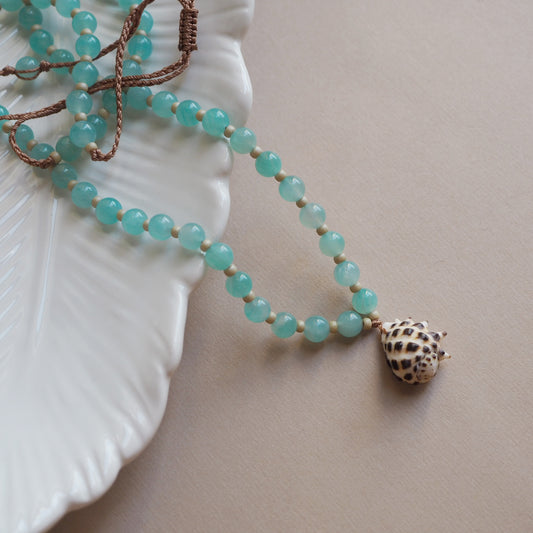 Collana Shellina Amazzonite