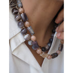 Collana Nodini Talco