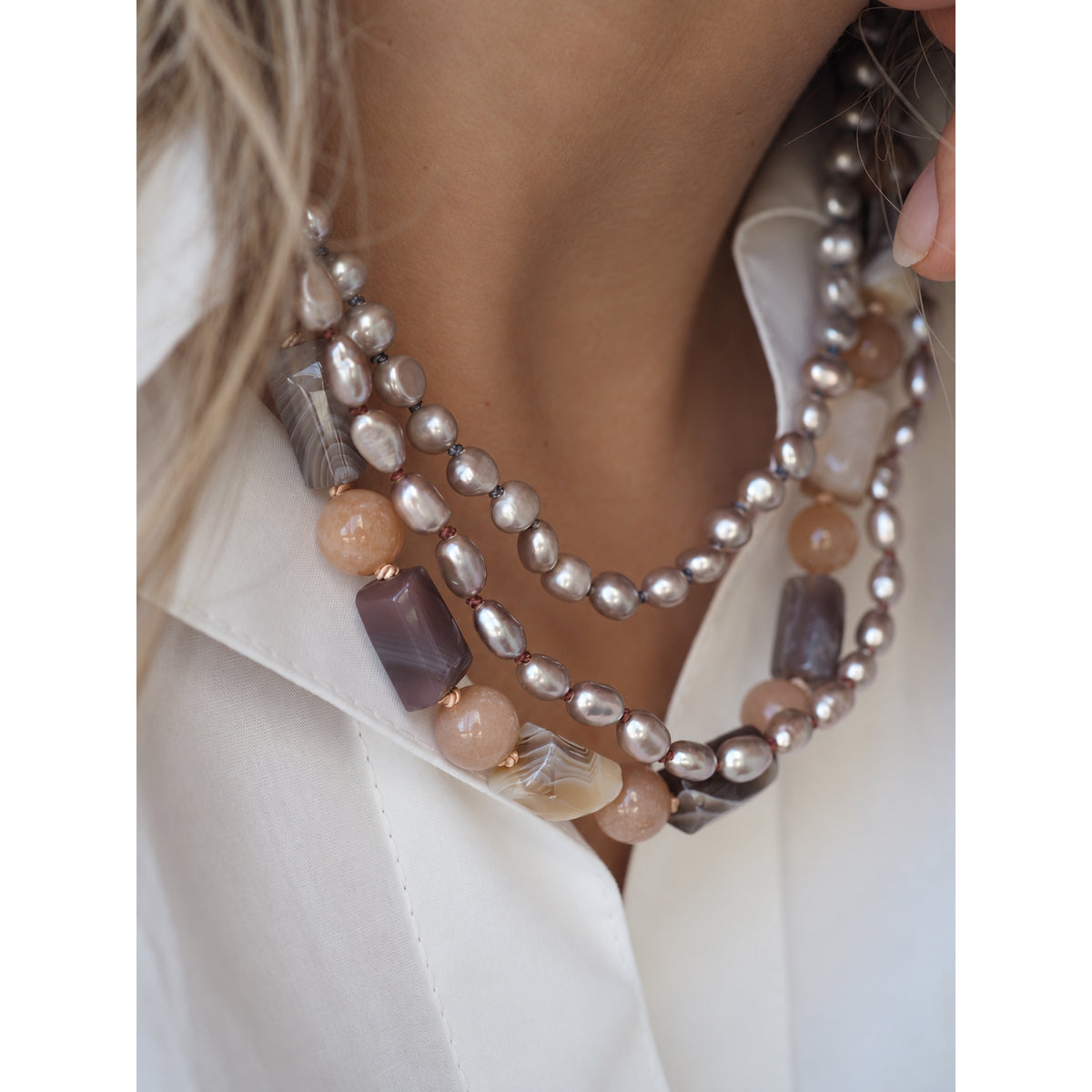 Collana Nodini Ninfea