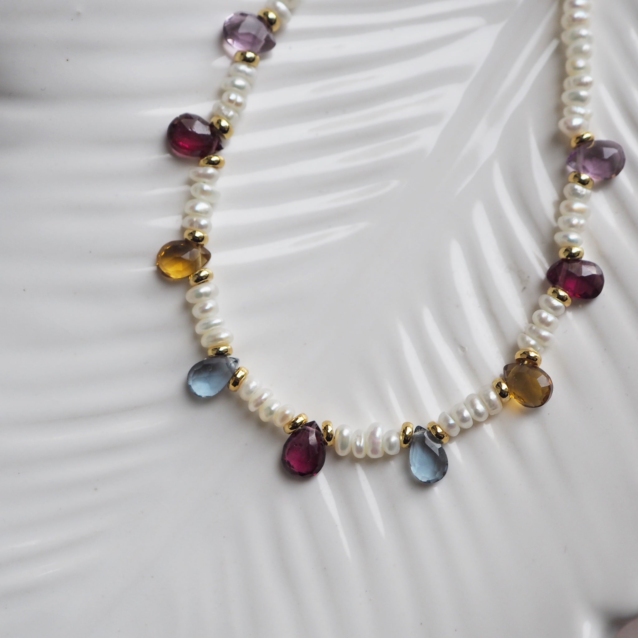 Collana Goccioline Perle Inverno