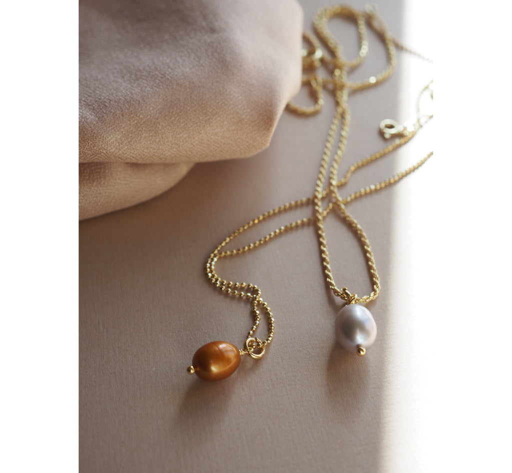 Charm Perla Bronzo