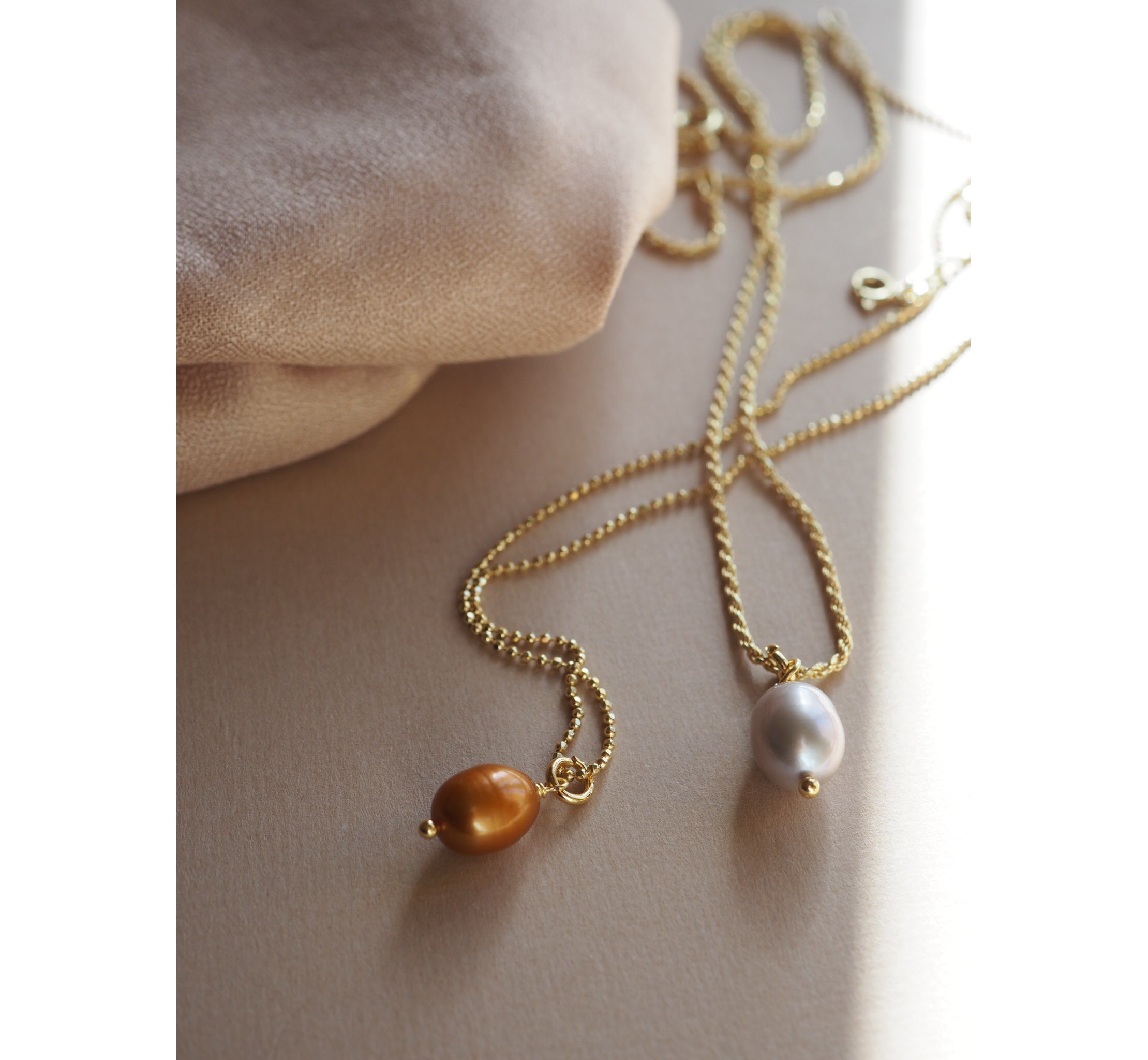 Charm Perla Bronzo