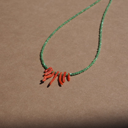 Collana Corallina Rosso