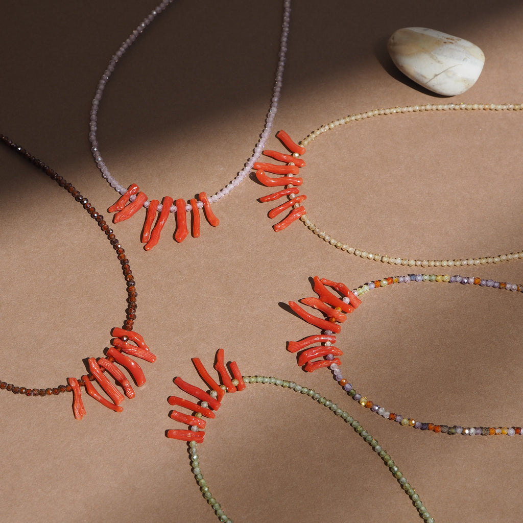 Collana Corallina Rosso