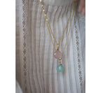 Charm Goccia Calcedonio