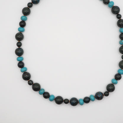 Collana Nodini crisocolla