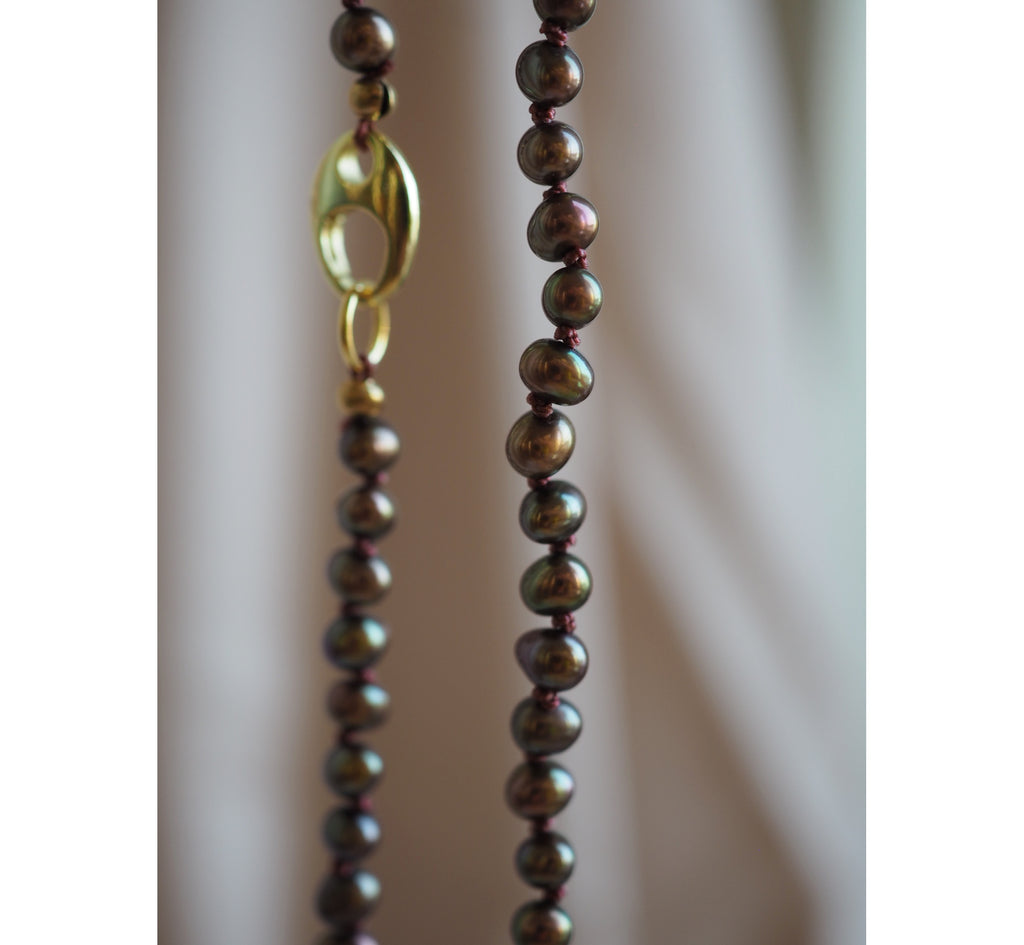 Collana Nodini Moka