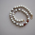 Collana Nodini Diaspro fossile