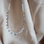 Collana Goccioline Nebbia dorata