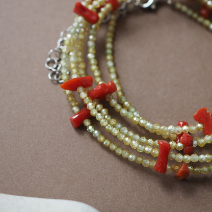 Collana Corallina Lunga