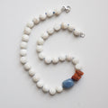 Collana Nodini pietra di luna bianca