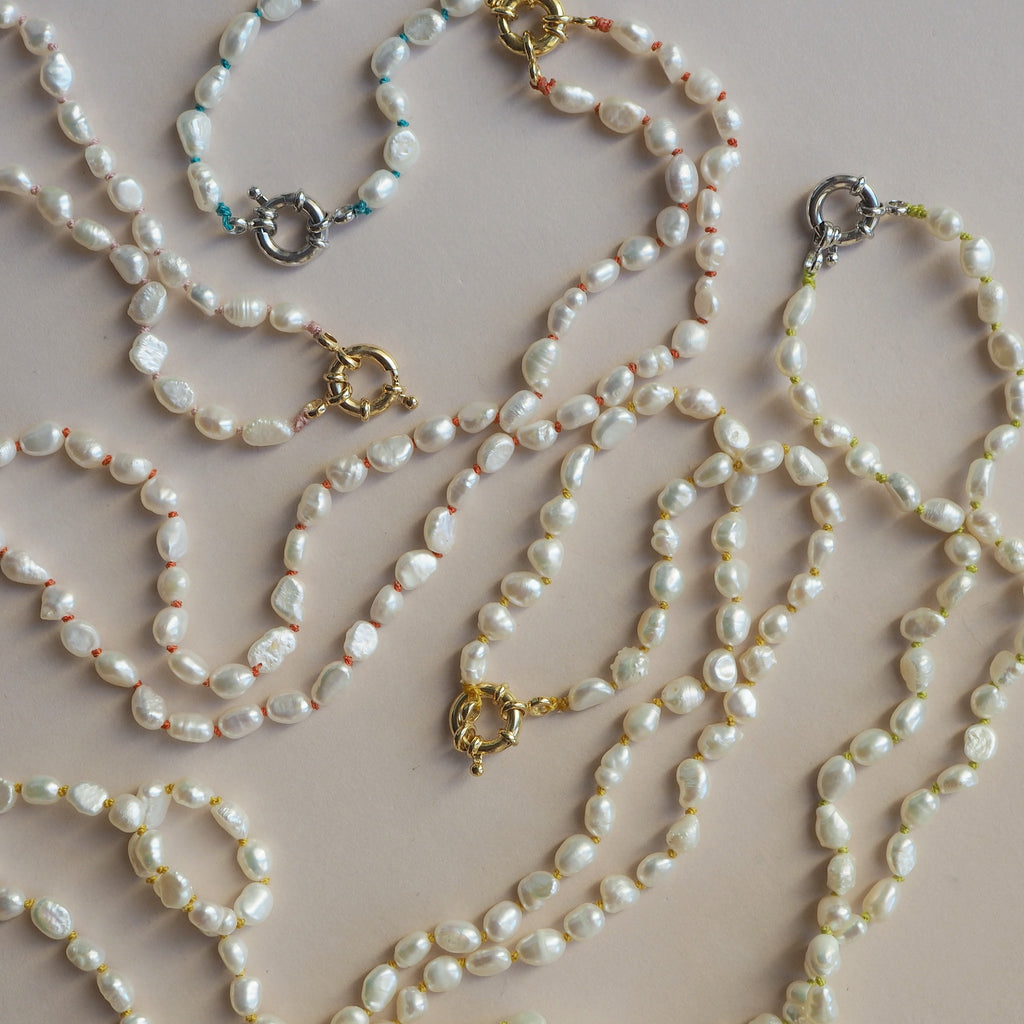 Collana Nodini Perle