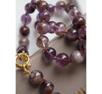 Collana Nodini Ametista Ematoide