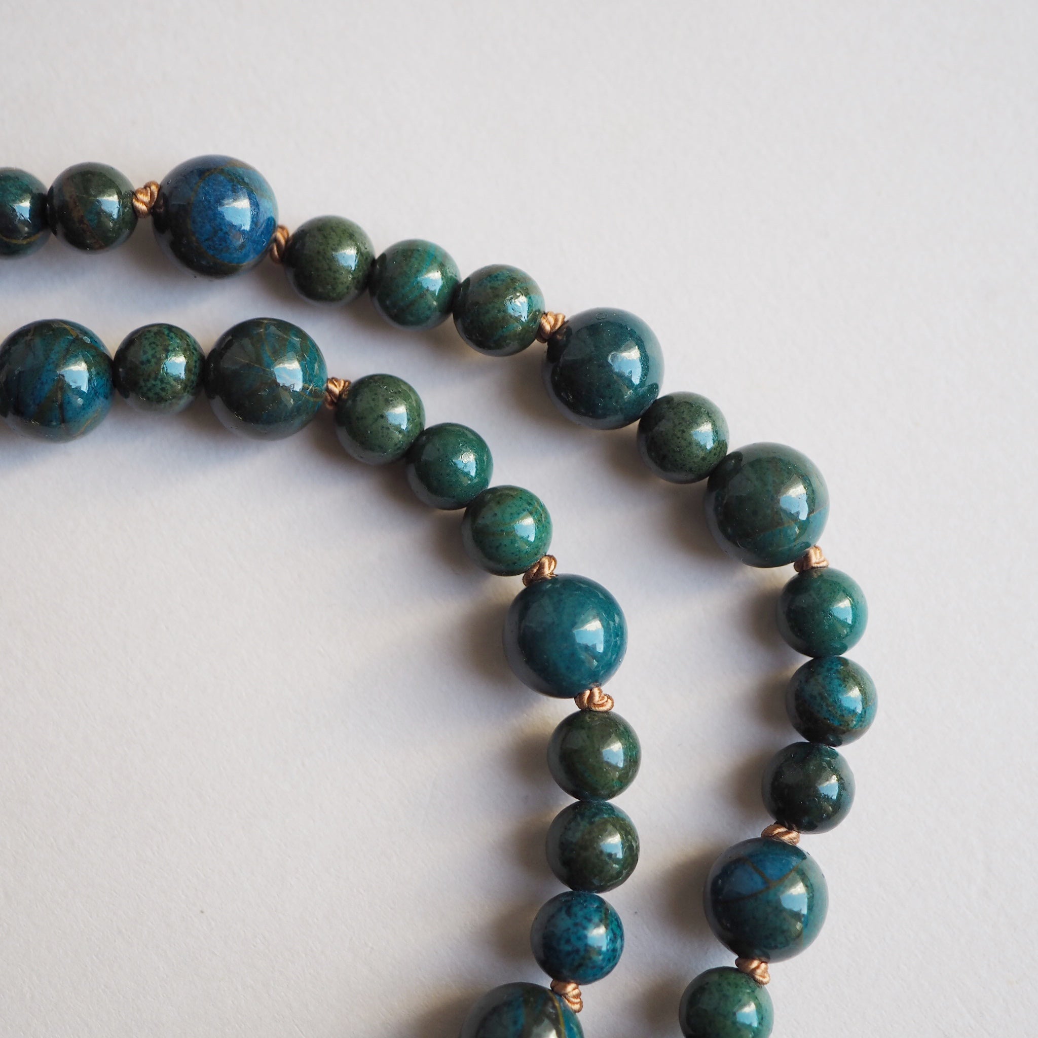 Collana Mini Nodini Crisocolla