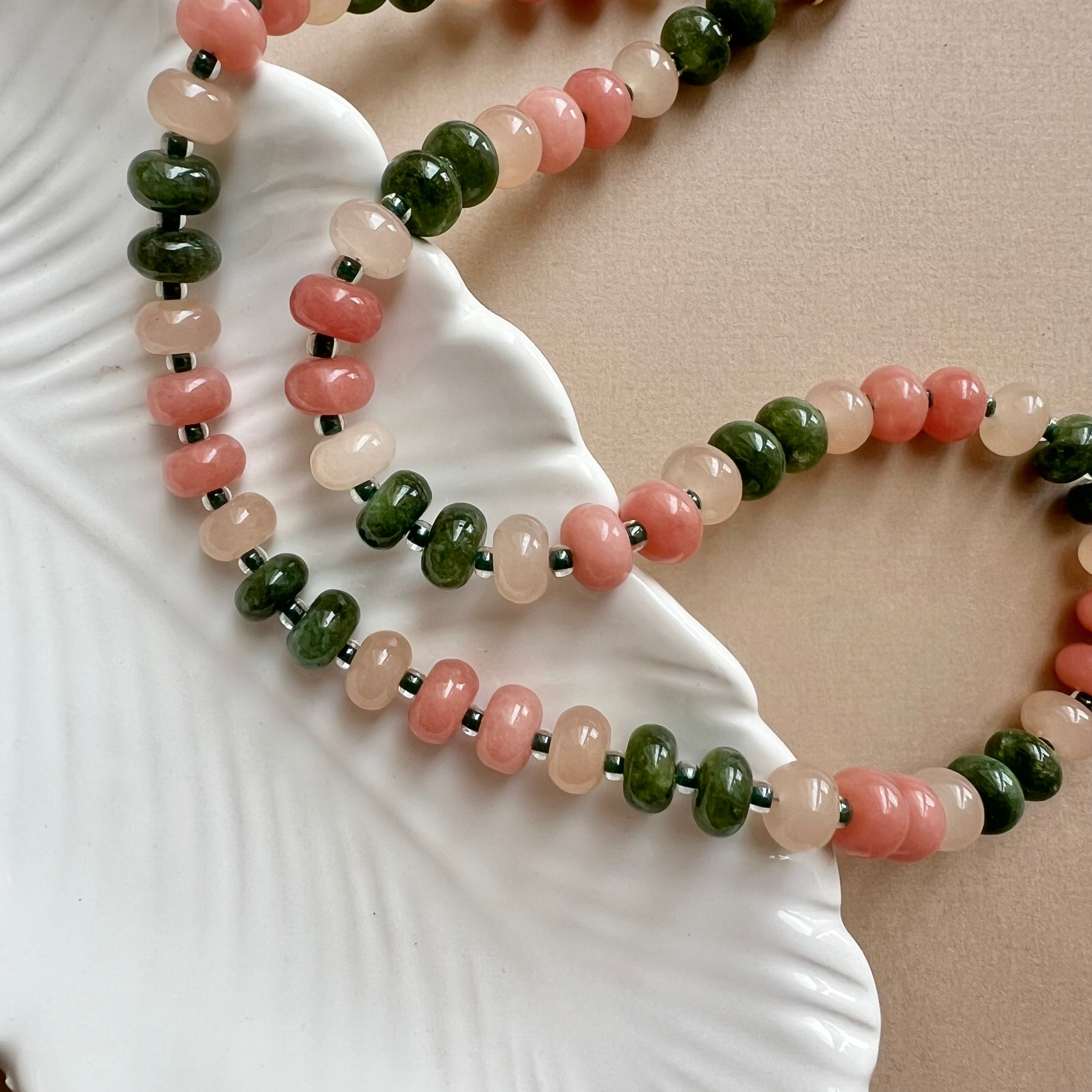 Collana BonBon Pistacchio&Fragola