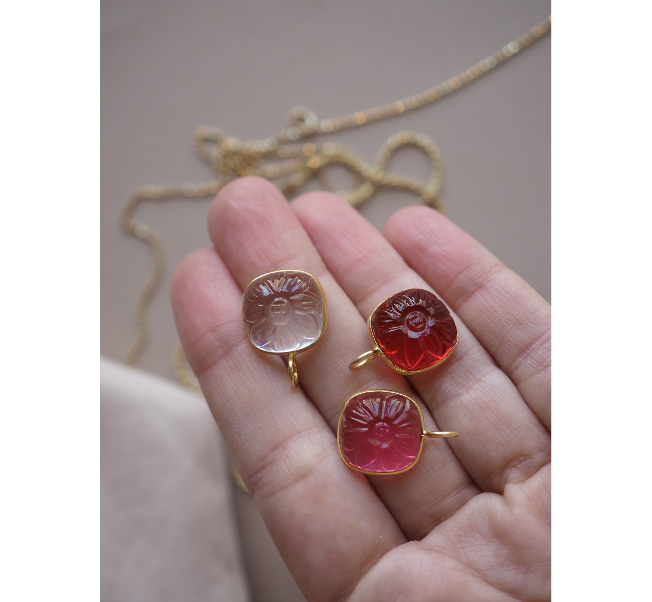 Charm Pendente quadrato