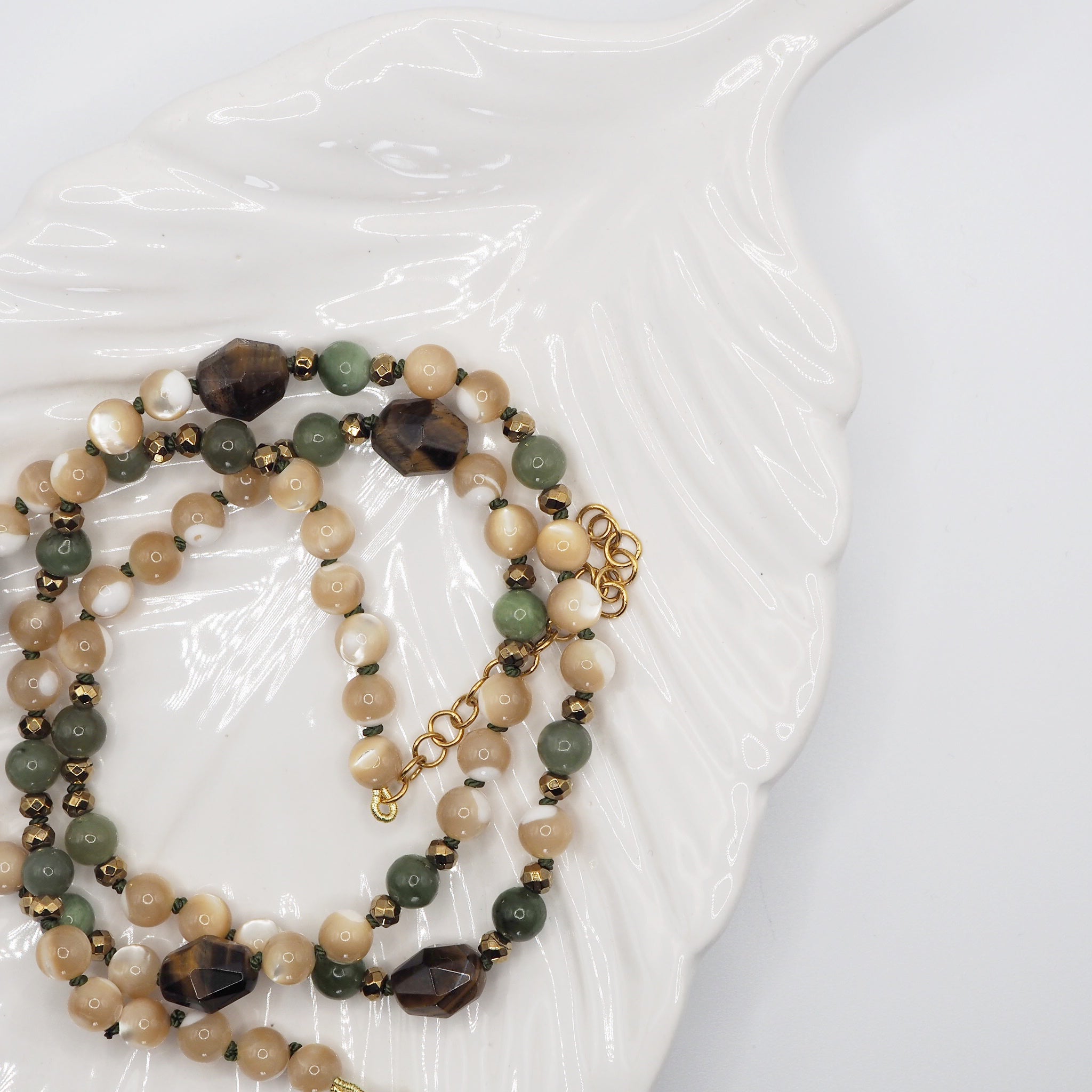 Collana Nodini madreperla birmana