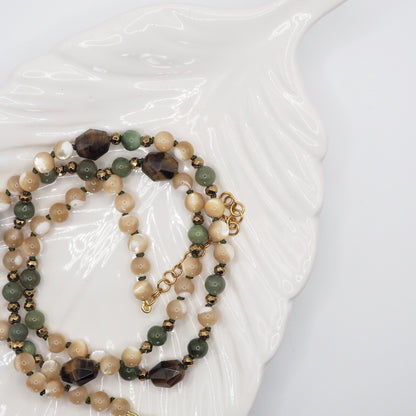 Collana Nodini madreperla birmana