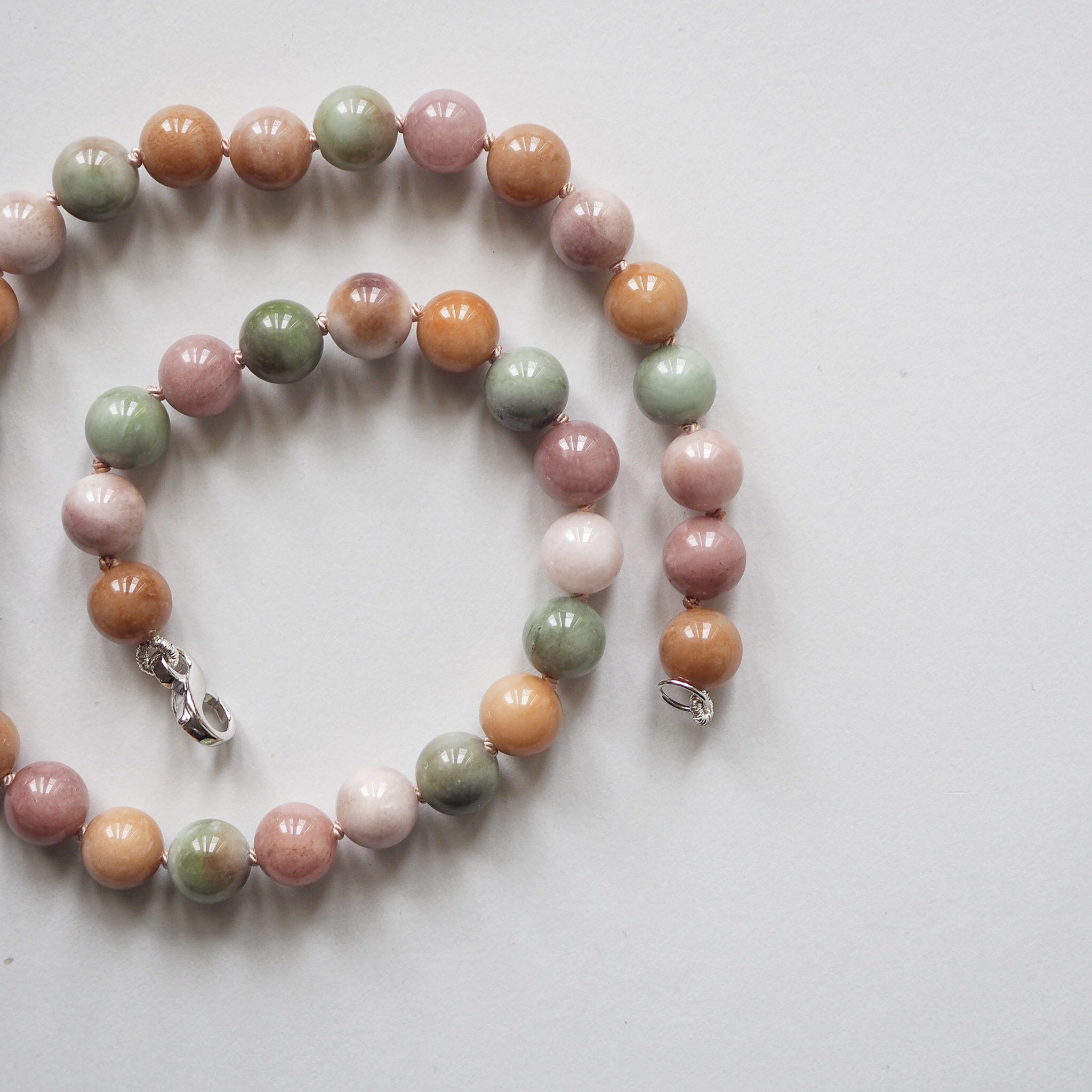 Collana Nodini Kunzite