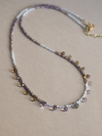 Collana Goccioline Nebbia dorata