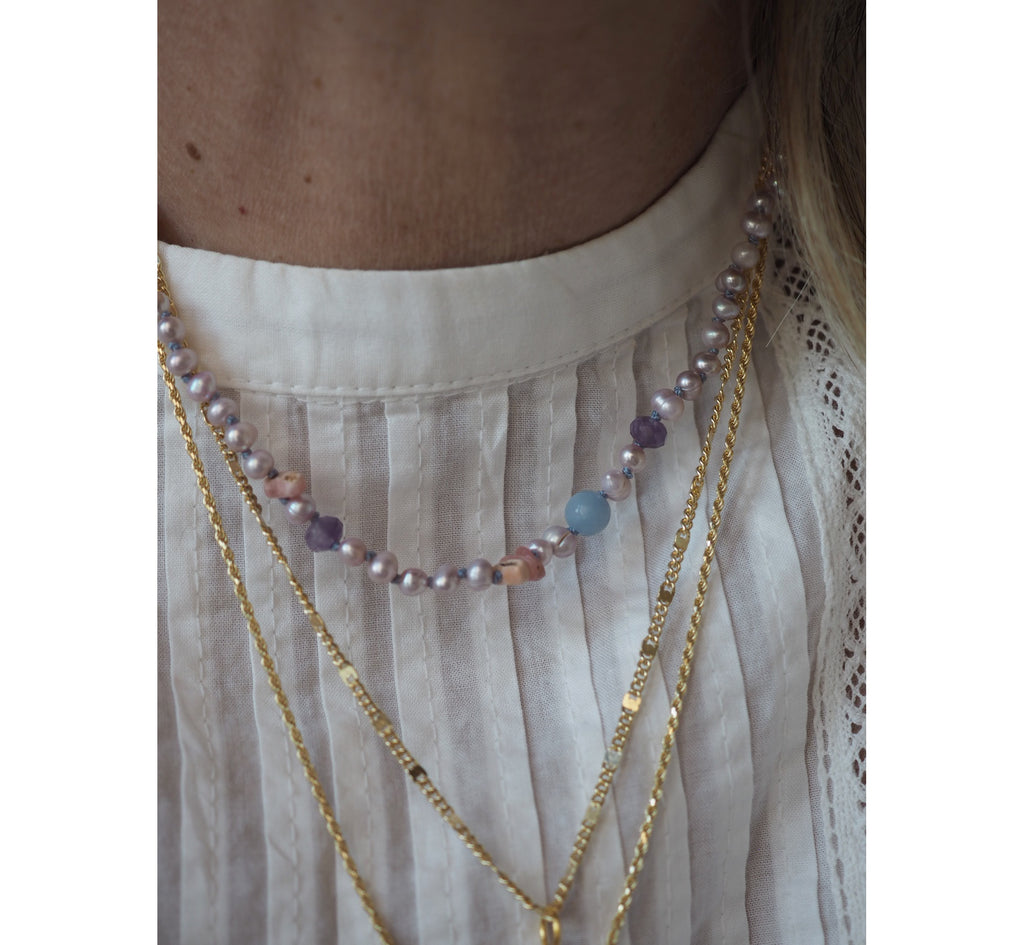 Collana Nuvola lavanda