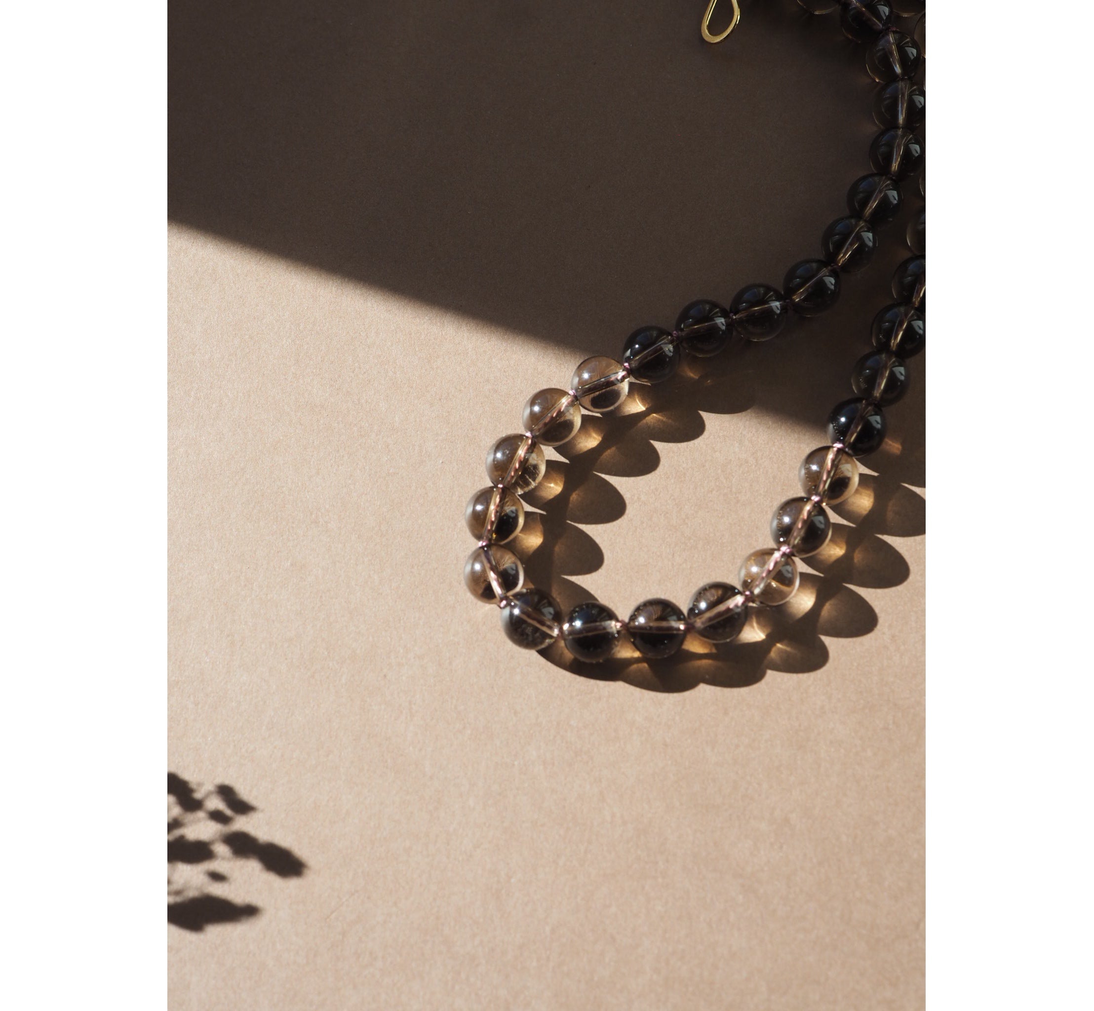 Collana Nodini Quarzo fumè
