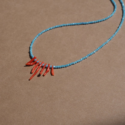 Collana Corallina Rosso