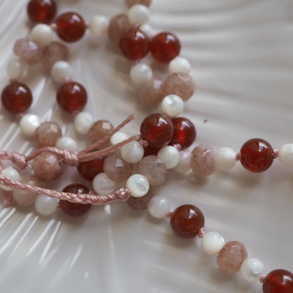 Collana Shellina Corniola