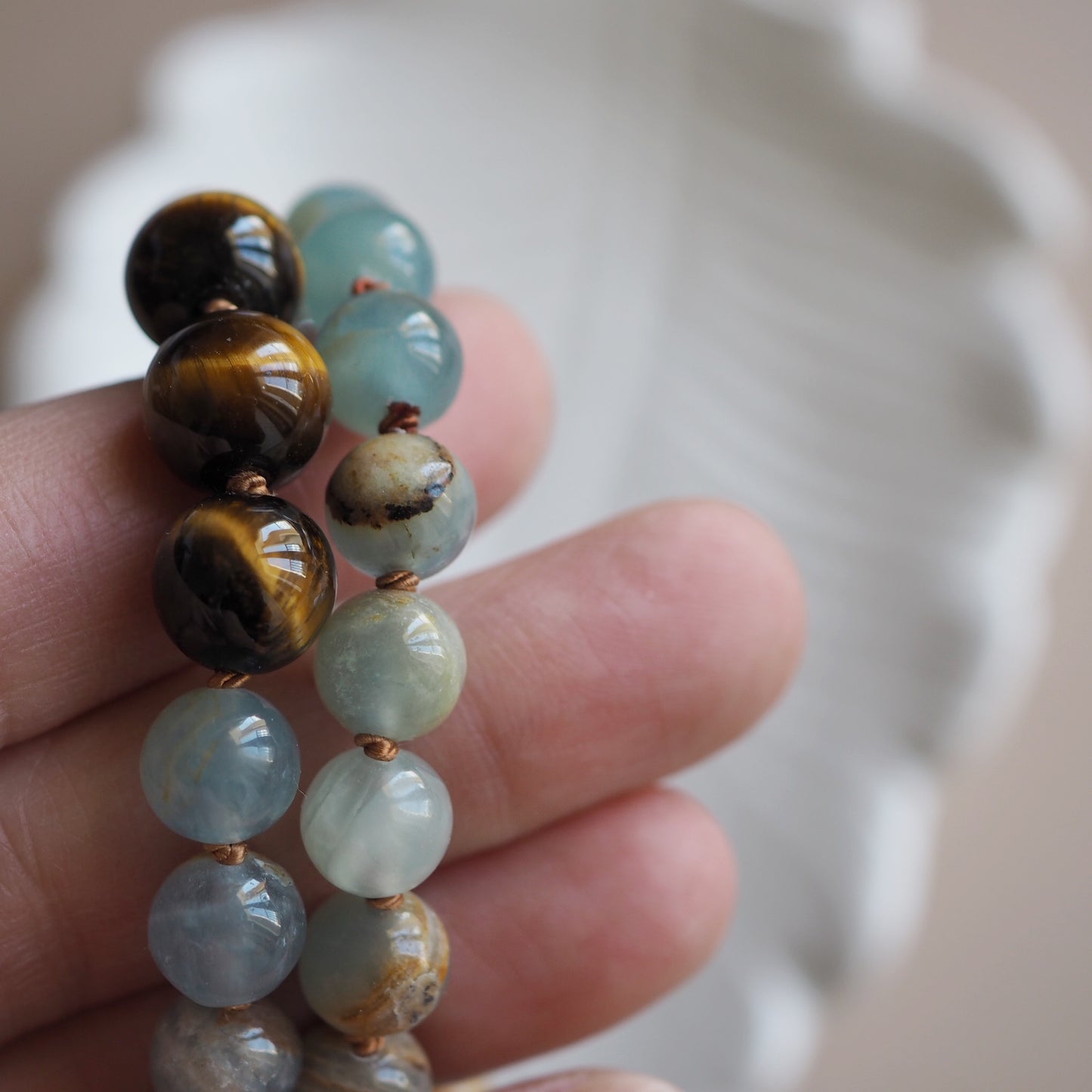 Collana Calcite azzurra