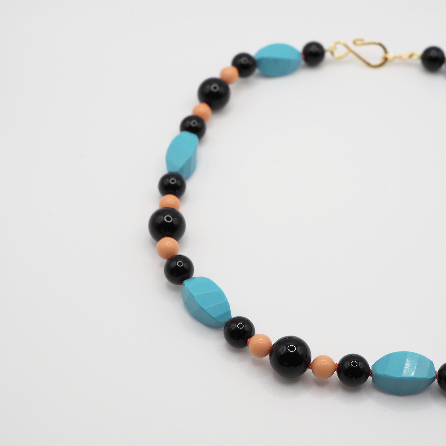 Collana Nodini onice turchese