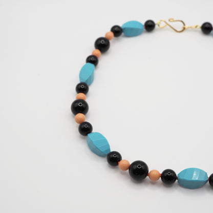 Collana Nodini onice turchese
