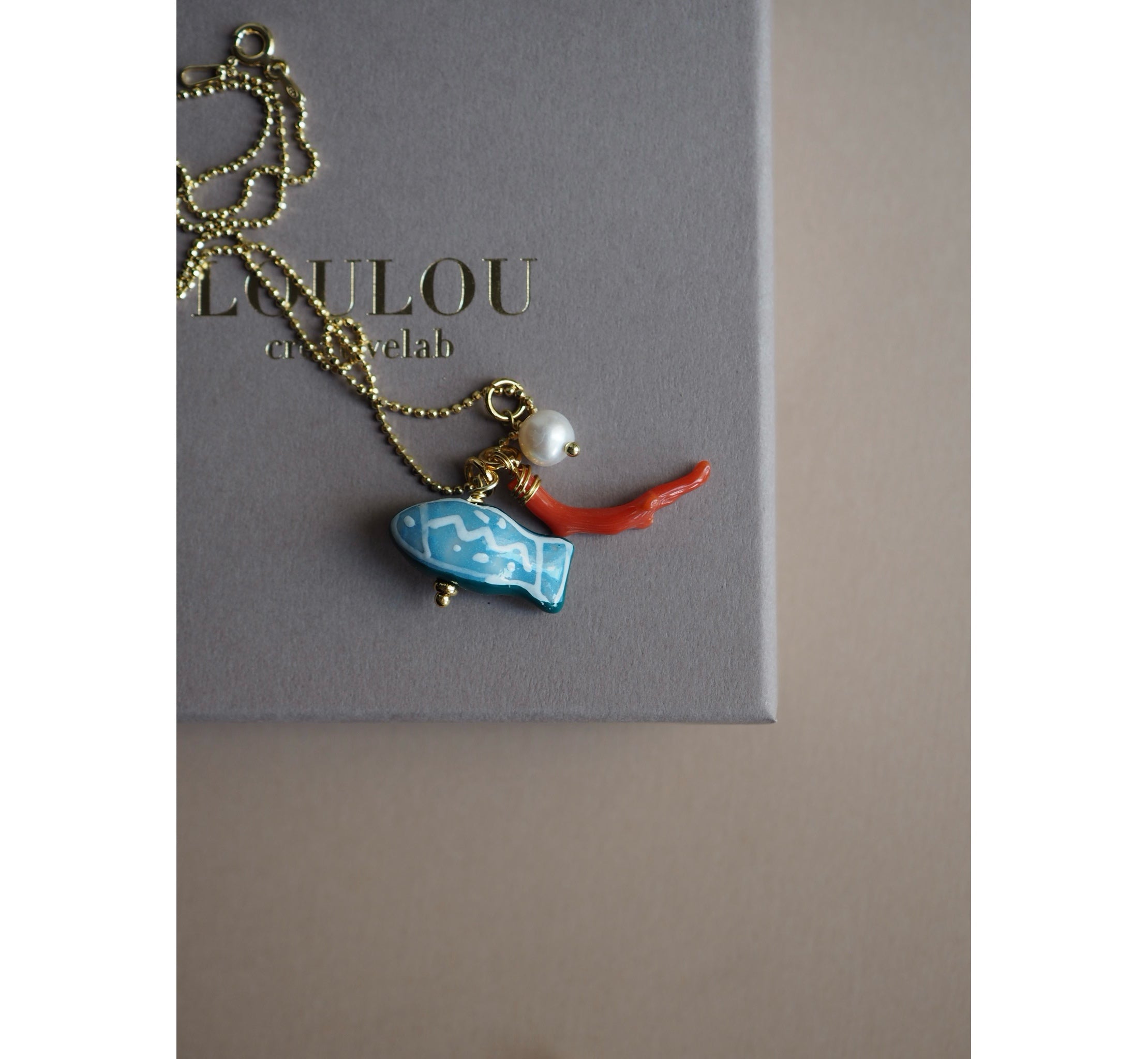 Charm Pesciolino ceramica