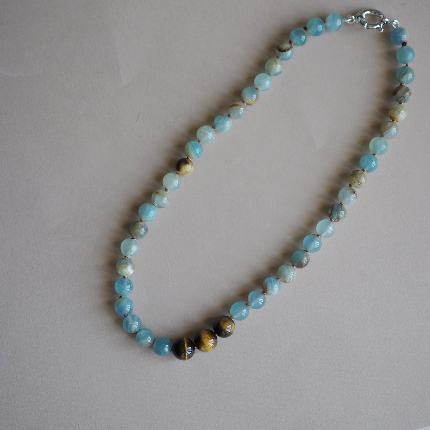 Collana Calcite azzurra