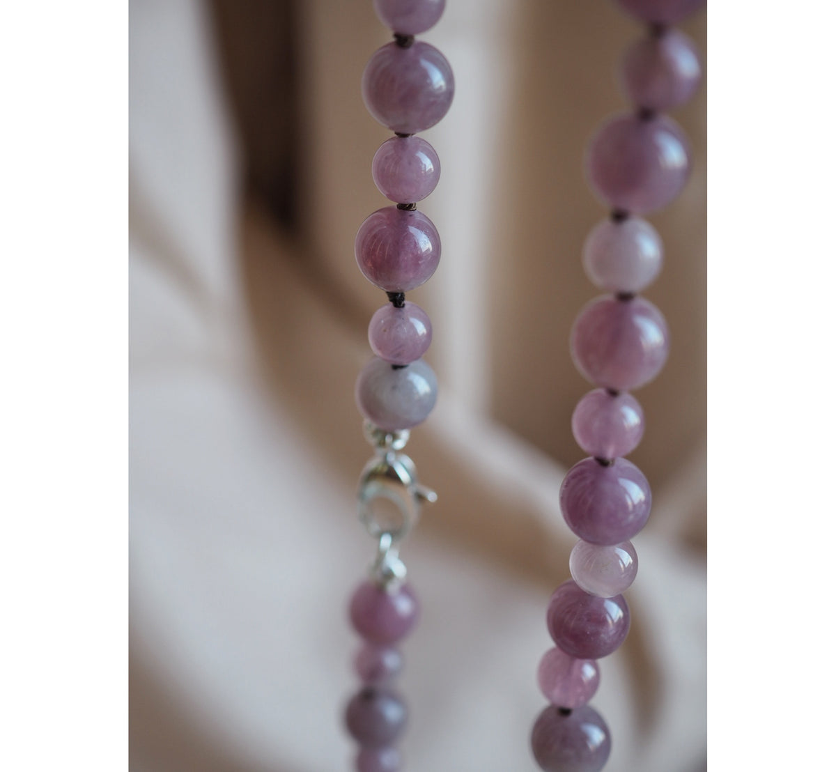 Collana MiniNodini quarzo rosa