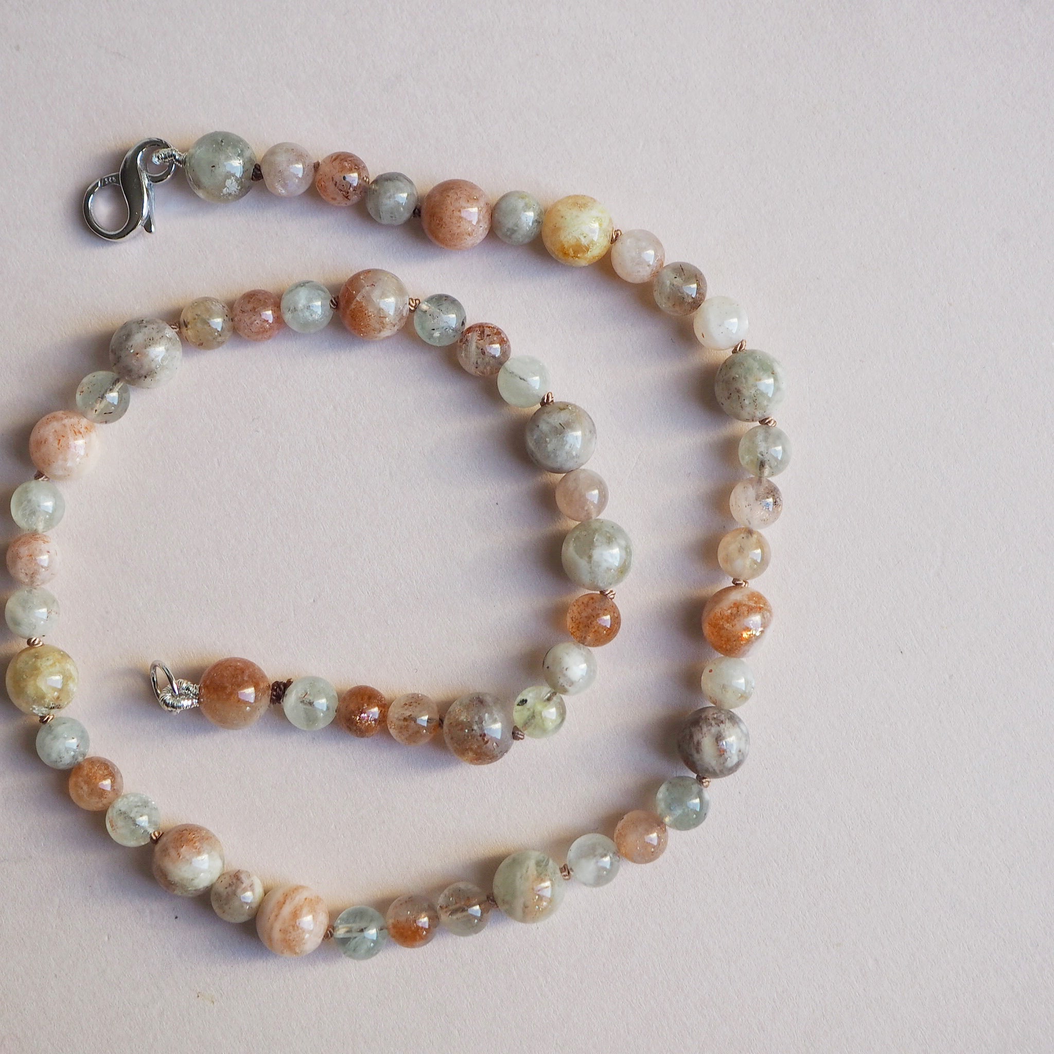 Collana Mini Nodini Pietra del Sole