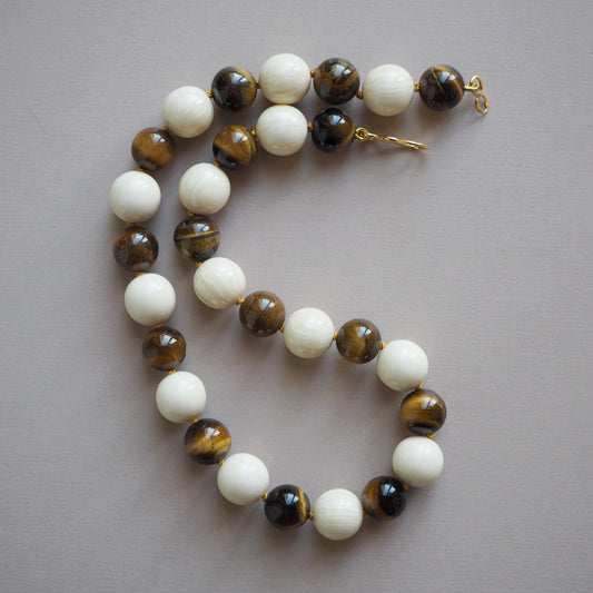 Collana Nodini Avorio