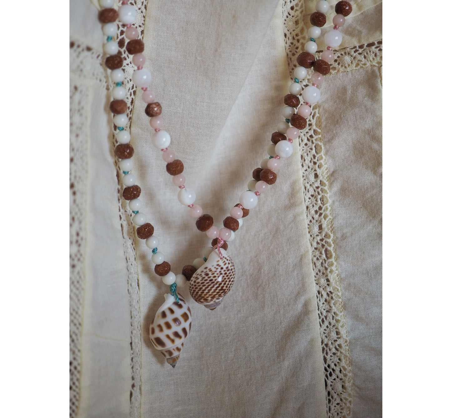 Collana Shellina Sole Rosa