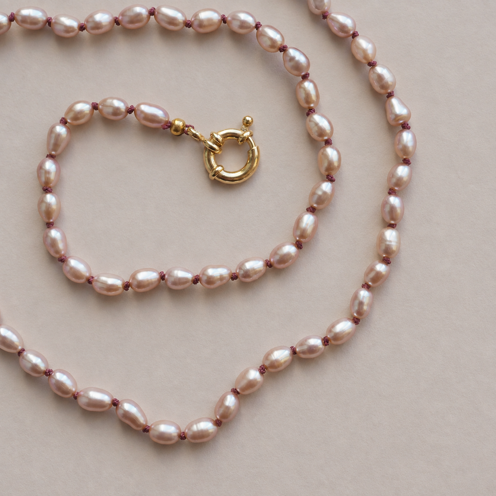 Collana Nodini Seta