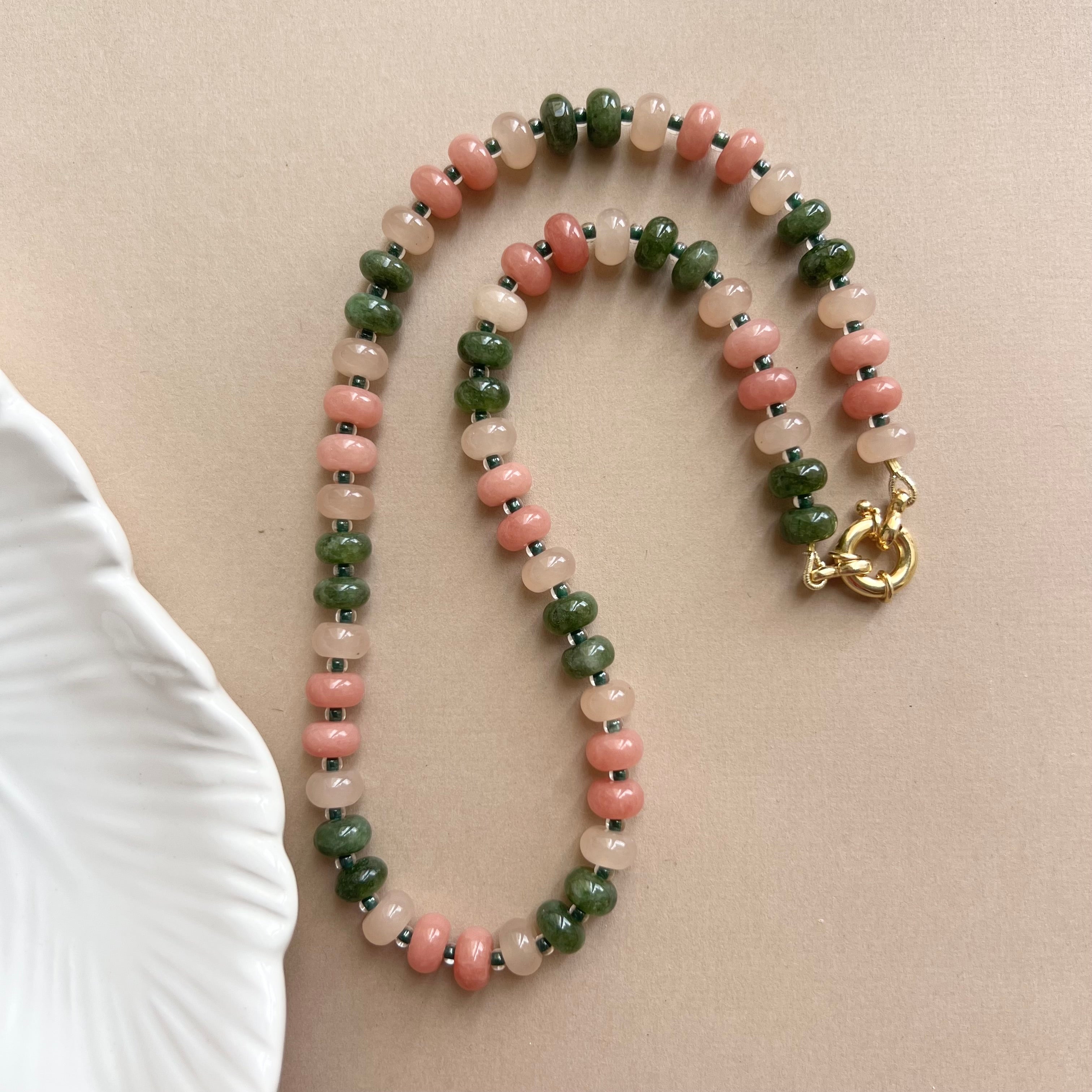 Collana BonBon Pistacchio&Fragola