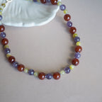 Collana Nodini Corniola Agata