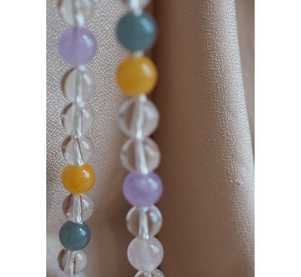 Collana Nodini Cristallo