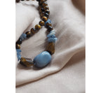Collana Nodini avventurina blu