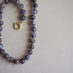Collana Nodini Ametista Ematoide
