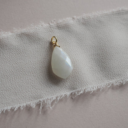 Charm Pendente pietra di luna