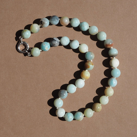 Collana Nodini amazzonite