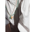 Collana Pesciolina perle amazzonite